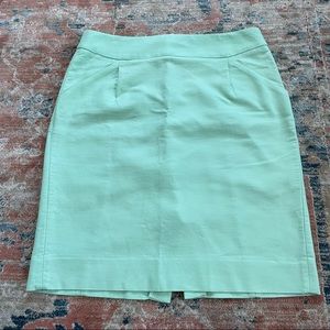 J. Crew Factory The Pencil Skirt in Mint Green